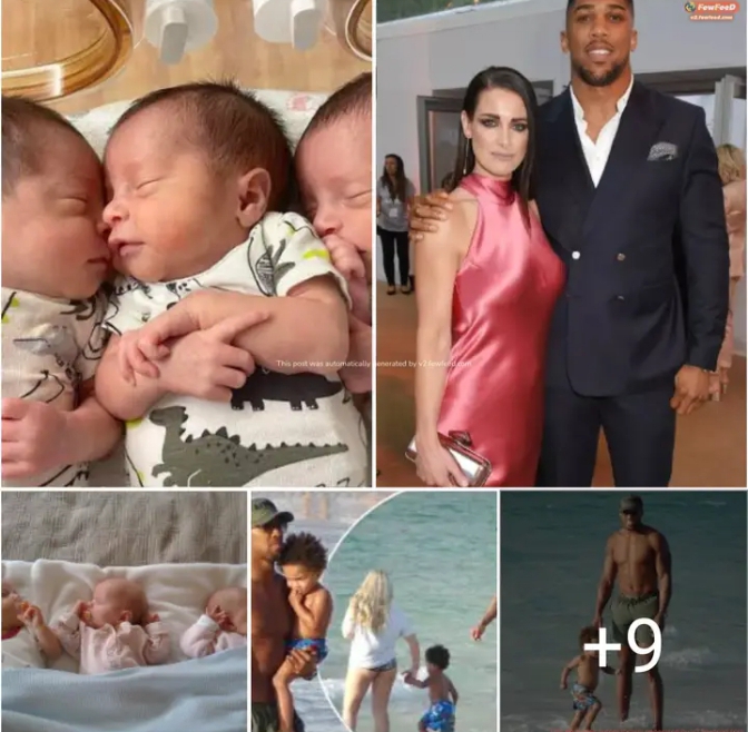 Congratulations to Anthony Joshua and his Girlfriend as he welcome tripple but…