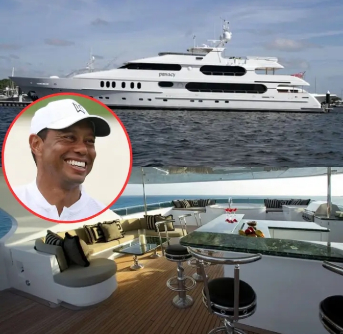 Inside Tiger Woods’ incredible luxury yacht with jet skis, a jacuzzi and its own gym