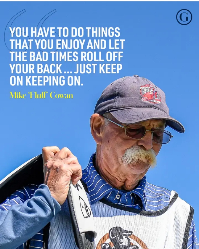 Wise words from legendary caddie, Fluff Cowan, on the key to happiness, to guide all golfers.