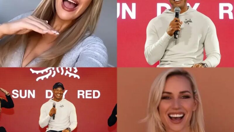 Paige Spiranac is hysterical about Tiger Woods’ new Sun Day Red line (video) – Full video below👇👇👇