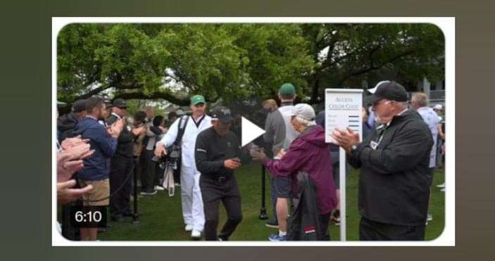 Video prove that: Jack Nicklaus Cracks Up Patrons With Three-word Declaration After Opening Masters