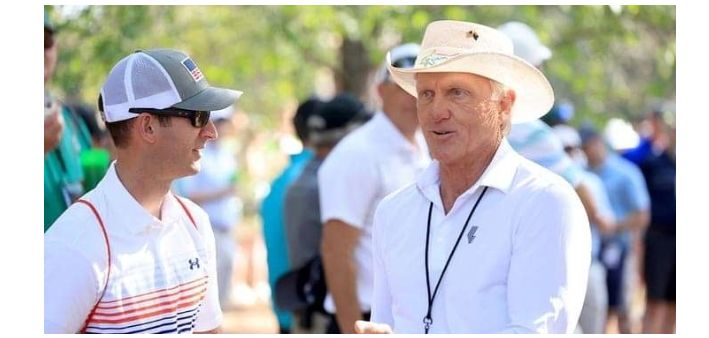 Greg Norman “refused”. His son said Masters tickets had to be purchased on the secondary market.