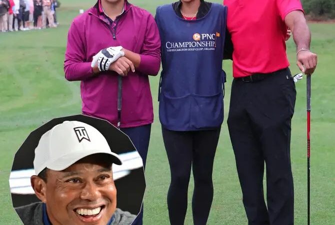 Tiger Woods’ kids Sam and Charlie once broke his heart 🥴🥴🥴