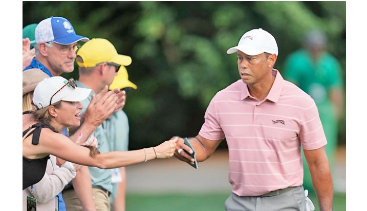 Tiger Woods off to rousing start n Masters Tournament