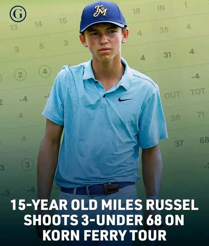 Unbelievable 😱 15-year-old sensation shoots 3-under 68 in Korn Ferry Tour debut