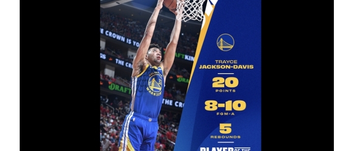 Rookie Trayce Jackson-Davis scores a career-high 20 points, earns high praise from Steve Kerr, Klay Thompson