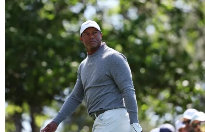 Exhausted Tiger Woods reacts to Masters cut streak record