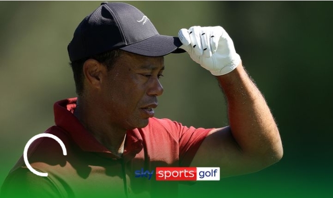 Tiger’s struggles with triple bogey at the Masters