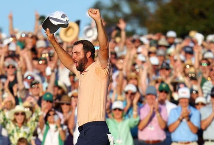 Scottie Scheffler joins Tiger Woods as only world No 1s to win multiple Masters