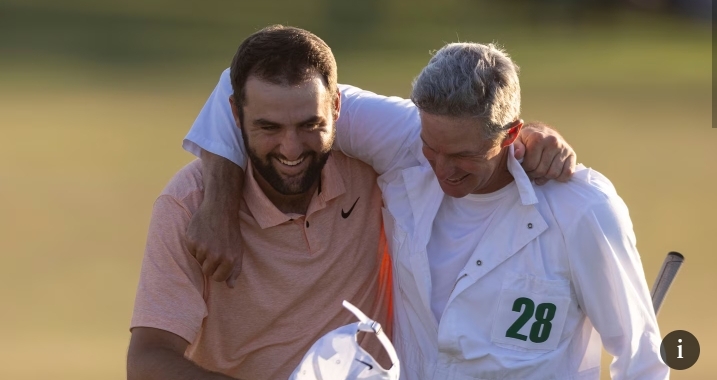 Scheffler’s Caddie, Ted Scott, a Fourth Victory at the Masters