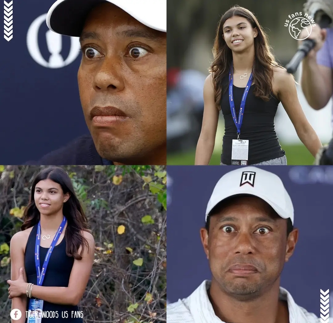 Tiger woods says: you are a disgrace to the family 😔😔. Reactions on social media as evidence prove that Sam woods is pregnant. Really?