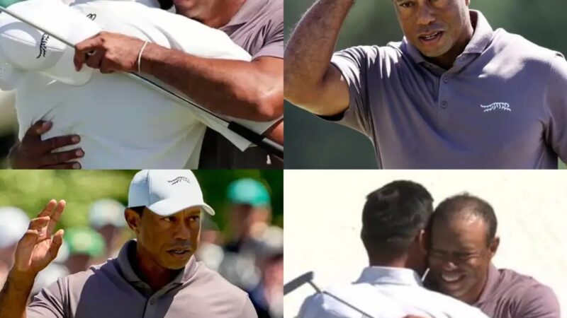 With just one hug at The Master, how did Tiger Woods blow away 15M USD? (video)