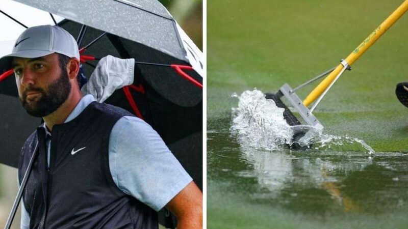 PGA Tour forced to suspend RBC Heritage in final round after monsoon floods greens