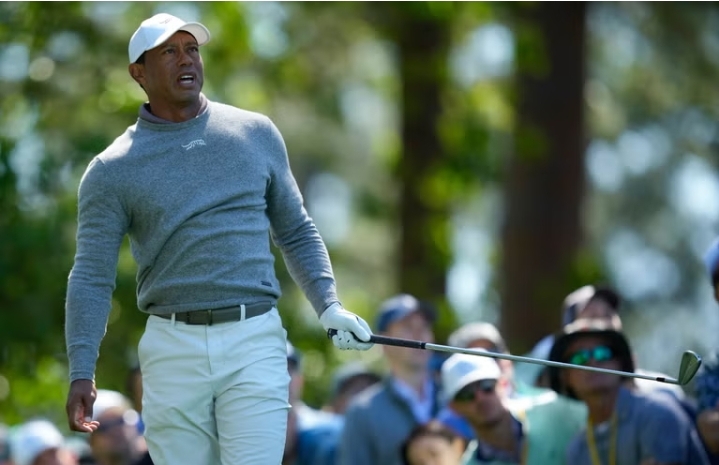 Tiger Woods faces fight to make Masters cut as Max Homa takes outright lead