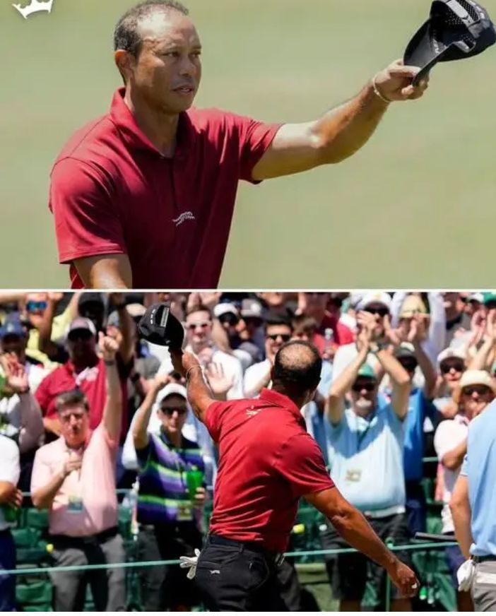 Tiger Woods received a standing ovation at The Masters 👏🏽