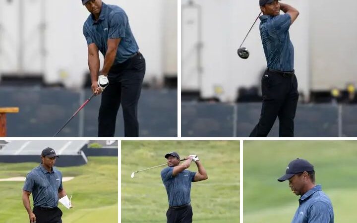 Tiger at Valhalla today. 👀 (Tiger woods) enjoying what he likes more