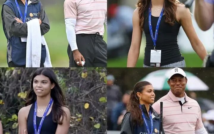 What did Tiger Woods’ daughter Sam say during his Sunday Masters round? (video) – Full video below👇👇👇