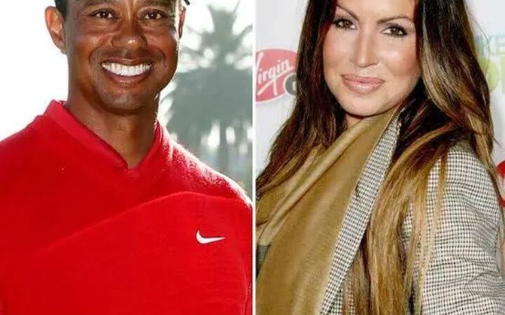 What a beauty like this tiger woods joking with his wife after court wedding was.full details in comment 👇👇