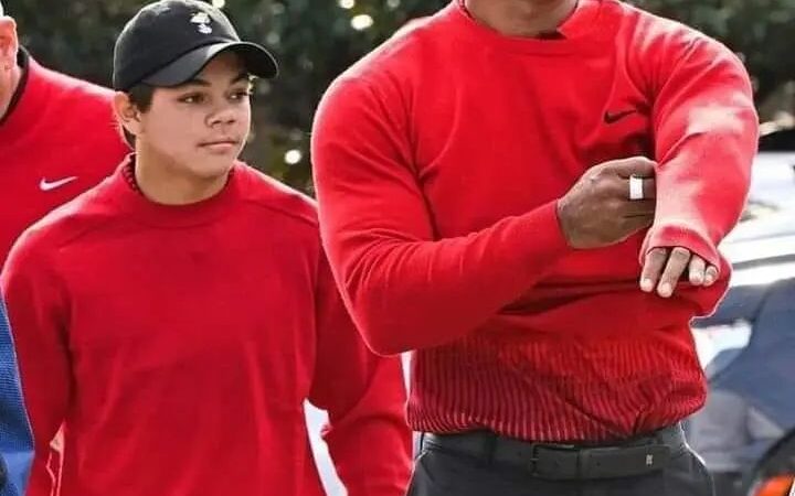 Tiger woods monitoring his son to make sure he did not.full details in comment 👇👇