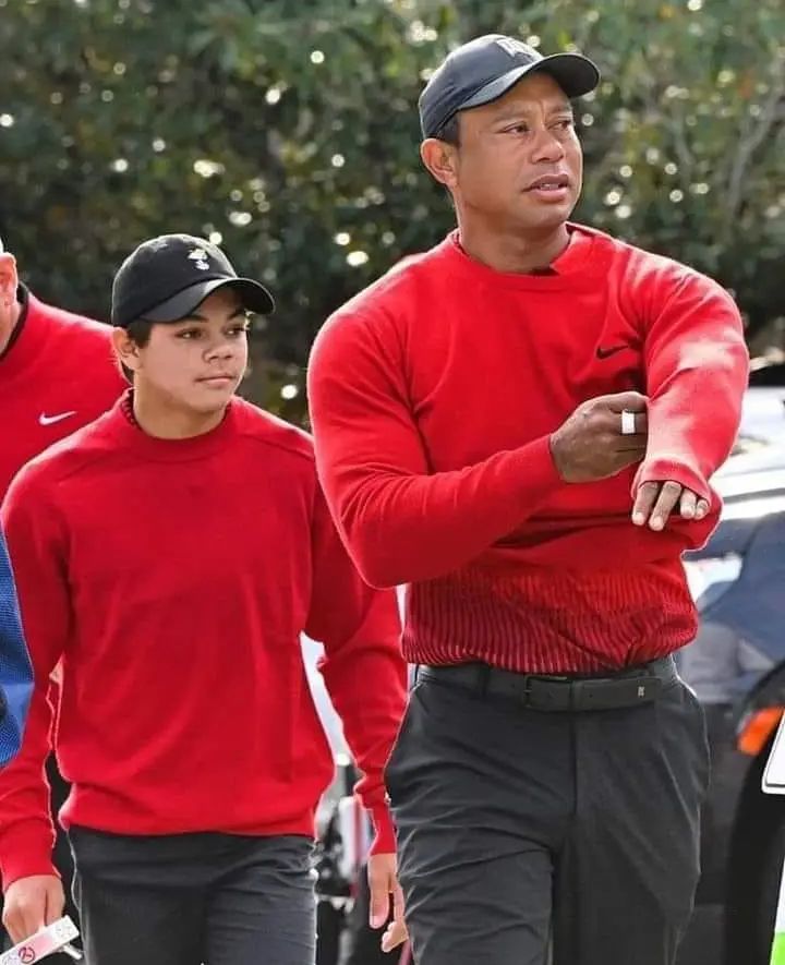 Tiger woods monitoring his son to make sure he did not.full details in comment 👇👇