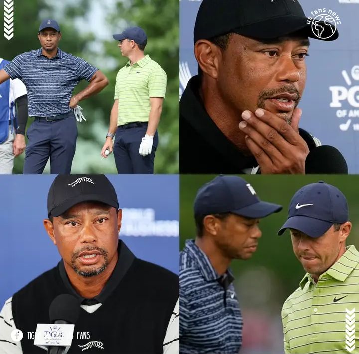 Tiger Woods denies Rory McIlroy rift despite differing views on golf’s direction (video) – Full video below👇👇👇