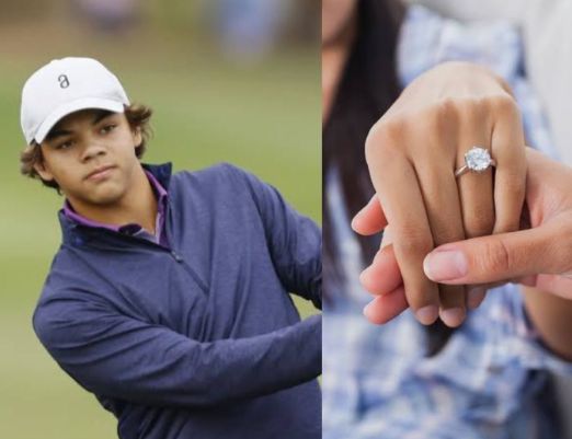Congratulations 🎉 🥳 💍💒 Charlie Woods proposes, makes his fiancee known to the world