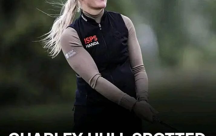 Charley Hull spotted smoking a cigarette while signing fan autographs at the US Open which is not…..