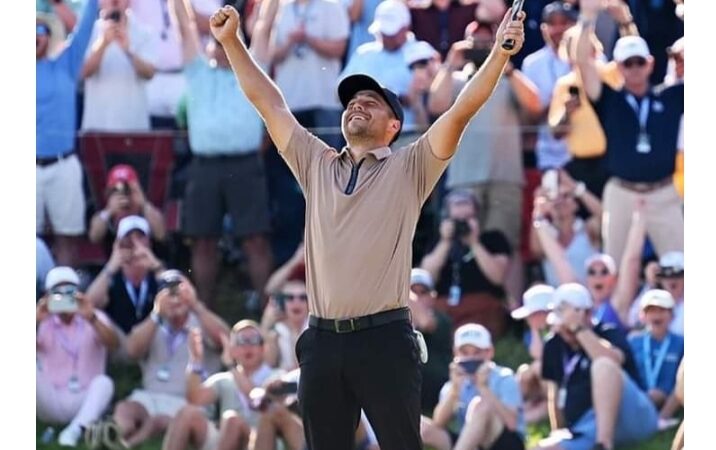 the 2024 PGA champion is Xander schauffele..he did it 😱 full details below 👇