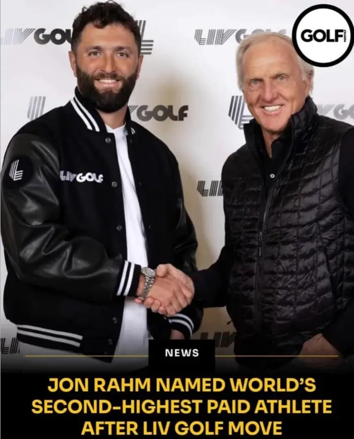 Breaking: Jon Rahm Named Second Highest-Paid Athlete In The World After LIV Golf Move