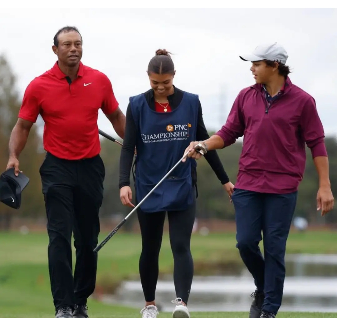 Tiger Woods revealed he was dumbfounded when he witnessed the classic confrontation between Charlie & Sam Woods