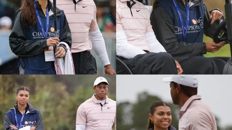 Sam continues to be “forced” by Tiger Woods to caddy for him at the PNC Championship in Orlando, really? (video) – Full video below