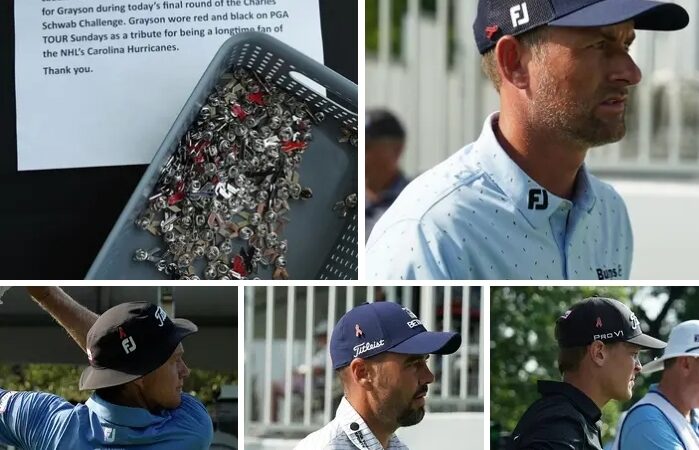 PGA players are honoring  Grayson Murray by wearing ribbon pins for… full details below 👇👇👇