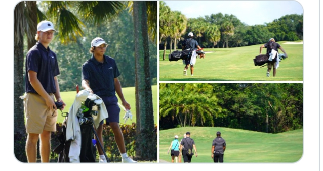 Tiger Woods and this fellow green jacket winner follow their sons at junior golf tournament