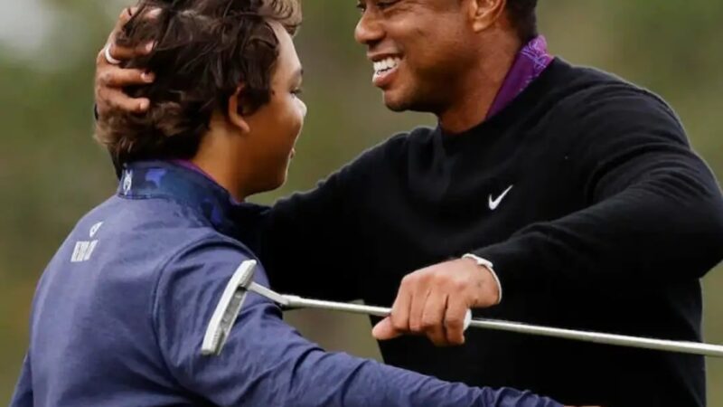 Wanting his son to continue his legacy, Tiger Woods came up with mottos to motivate him