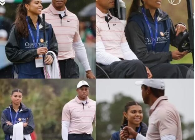 Sam continues to be “forced” by Tiger Woods to caddy for him at the PNC Championship in Orlando, really?