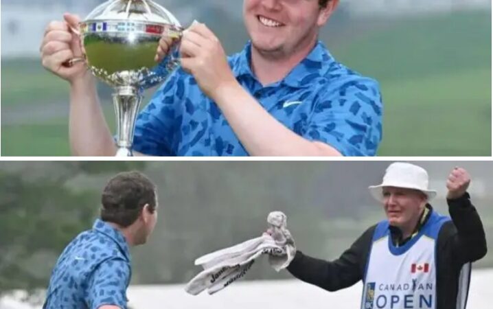 BREAKING NEWS MacIntyre wins first PGA Tour title with dad on bag