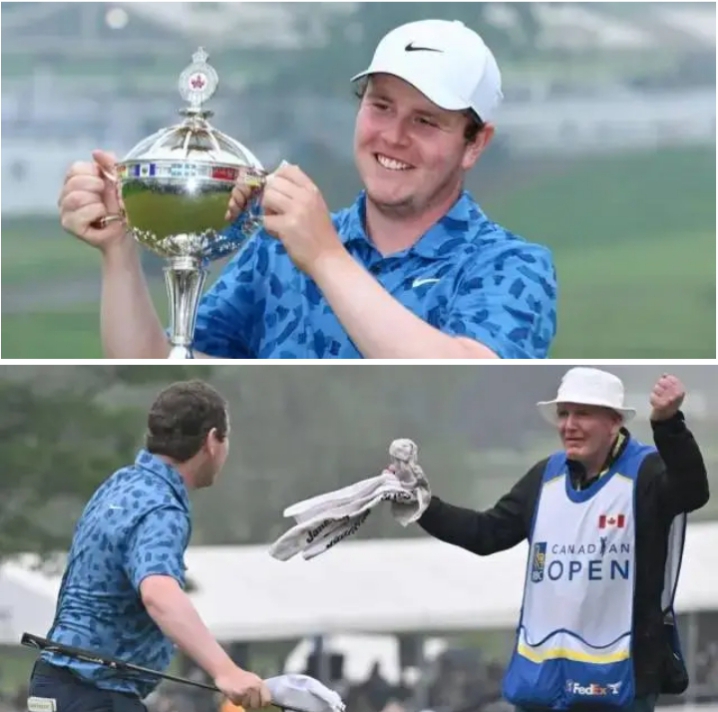 BREAKING NEWS MacIntyre wins first PGA Tour title with dad on bag