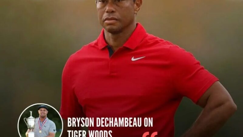 Sportsmanship at its finest! Bryson DeChambeau honors Tiger Woods after claiming the 2024 US Open title.