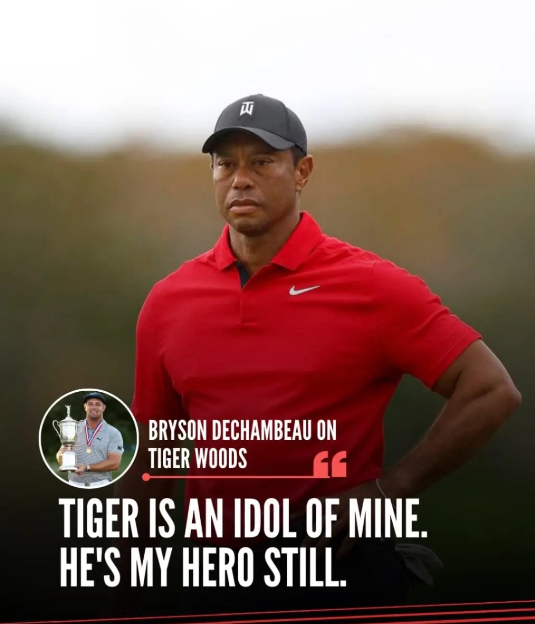 Sportsmanship at its finest! Bryson DeChambeau honors Tiger Woods after claiming the 2024 US Open title.