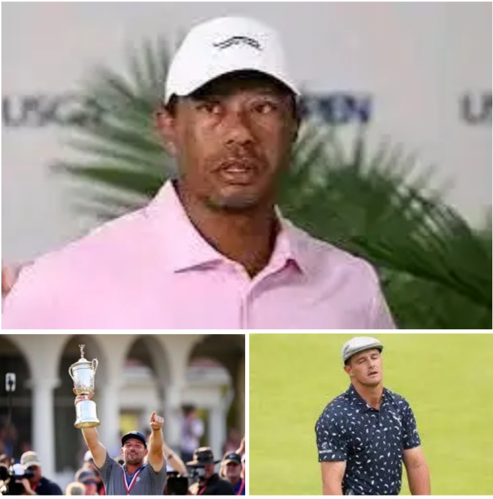 TIGER WOODS Send a threatening message to Bryson DeChambeau for winning the U.S. Open Championship for the second time 