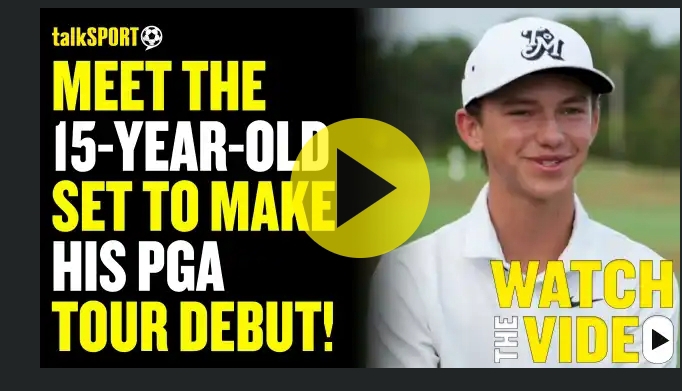Golf prodigy dubbed ‘young Tiger Woods’ to make tour debut after special invite