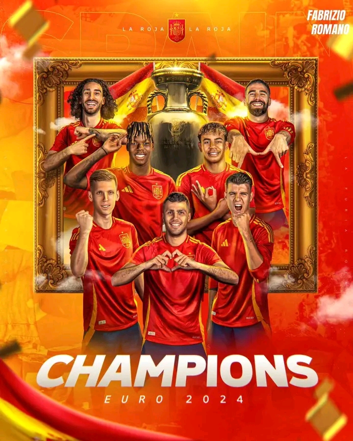 Spain are the champions of euros 2024