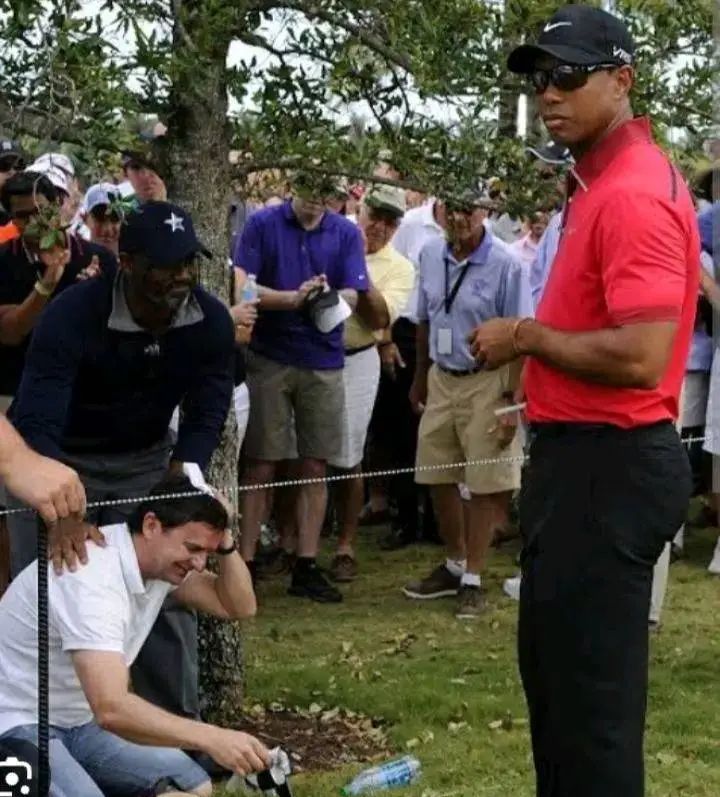 latest news;Tiger Woods  is disqualified for hitting a fan on the head    for calling him a loser.. full details below 