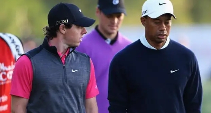 Bryson DeChambeau unleashes a seismic revelation upon Rory McIlroy and Tiger Woods following CBS’s declaration of Amanda Balionis’ dismissal. Witness the profound missive he dispatched