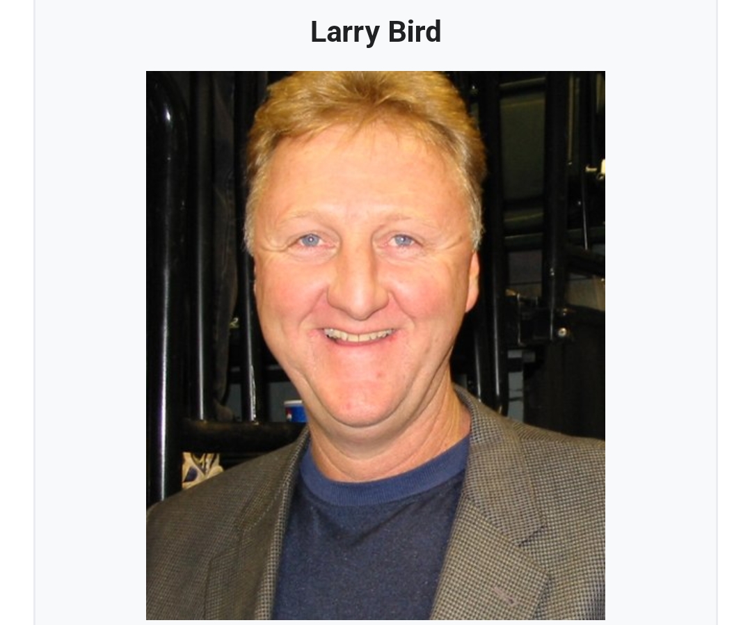 Larry bird names best between James and Thanasis Antetokounmpo. I think the best should be determined by this……….see more