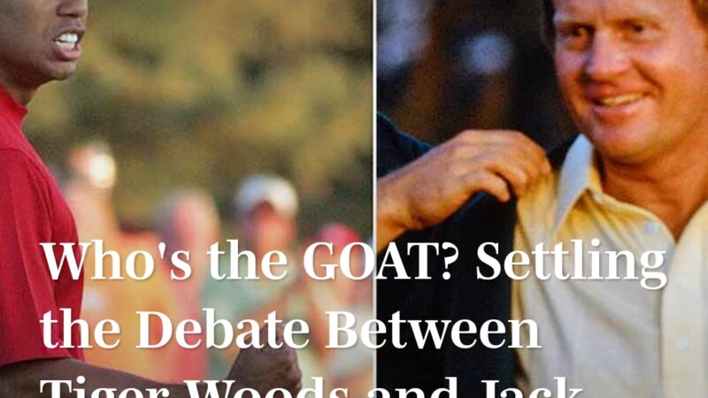 Who’s the GOAT? Scottie Scheffler Settles the Debate Between Tiger Woods and Jack Nicklaus. See full article 👉