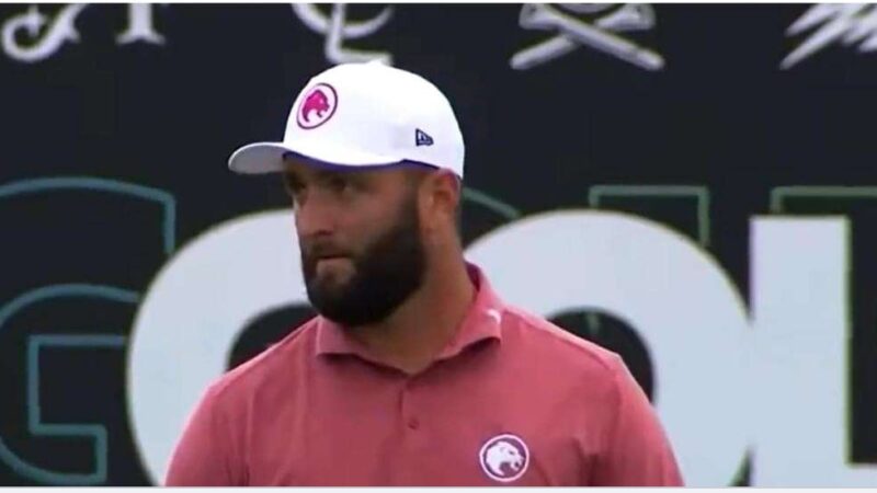 Furious Jon Rahm stares down drunk LIV Golf spectator