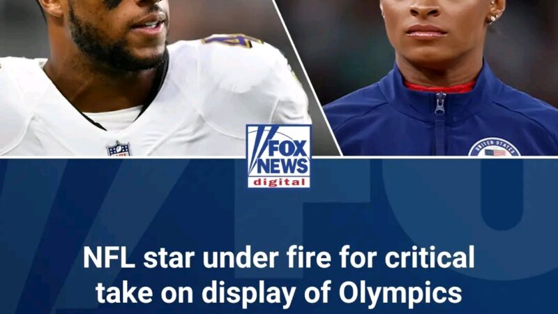 DISGUSTING’: Baltimore Ravens cornerback Marlon Humphrey took issue with Simone Biles and Jordan Chiles playfully bowing to Brazilian gold medalist Rebeca Andrade…