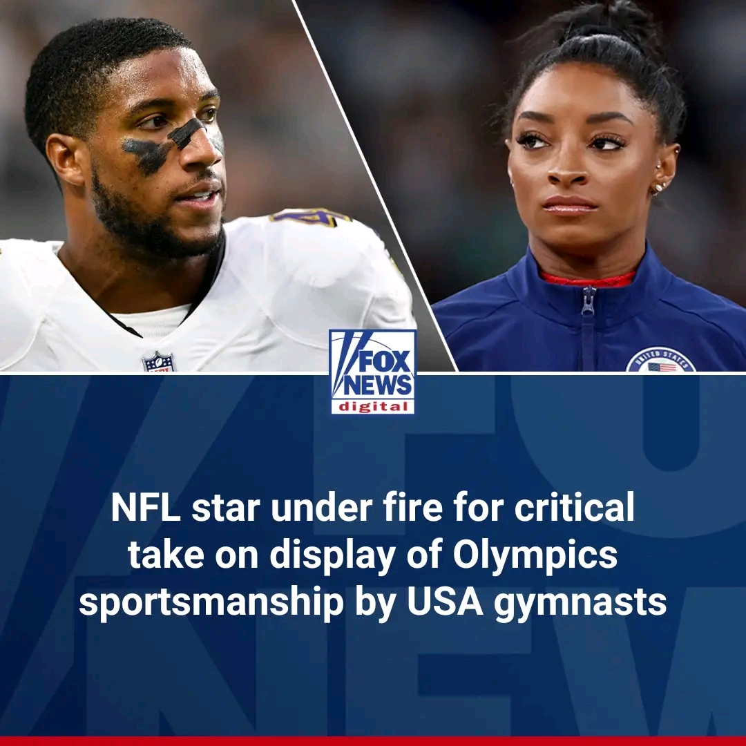 DISGUSTING’: Baltimore Ravens cornerback Marlon Humphrey took issue with Simone Biles and Jordan Chiles playfully bowing to Brazilian gold medalist Rebecca Andrade.