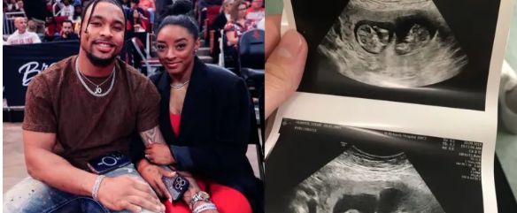 Big Congratulations  to Simone Arianne Biles Owens and Her Husband Jonathan Owens As She Announces Eight Weeks of Pregnancy with Twin Babies after almost divorce plans….. full details